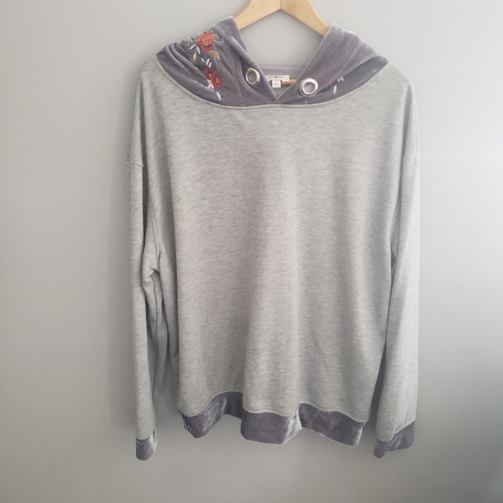 Umgee oversized grey hoodie medium